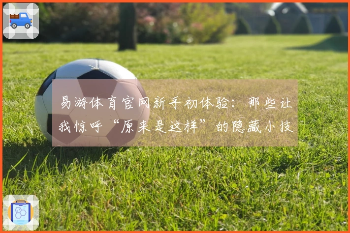 易游体育官网新手初体验：那些让我惊呼“原来是这样”的隐藏小技巧