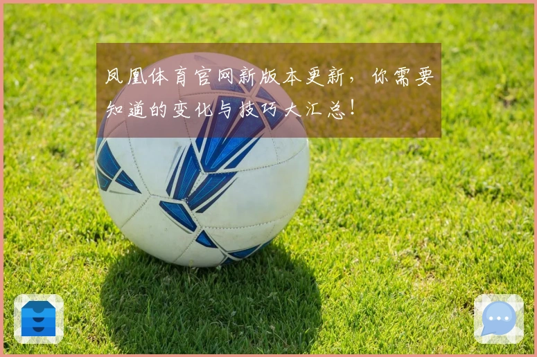 凤凰体育官网新版本更新，你需要知道的变化与技巧大汇总！